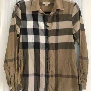 Burberry classic check dress shirt